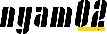 Nyamomobile Font