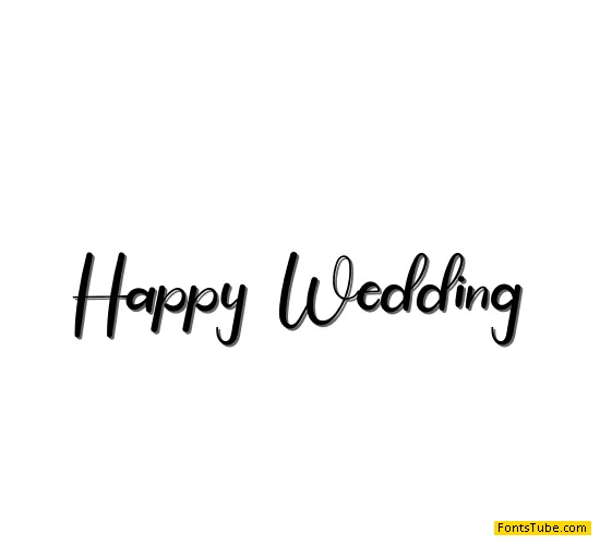 Happy Wedding