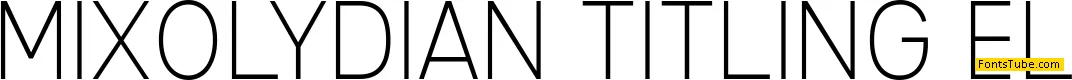 Mixolydian Titling Font Family