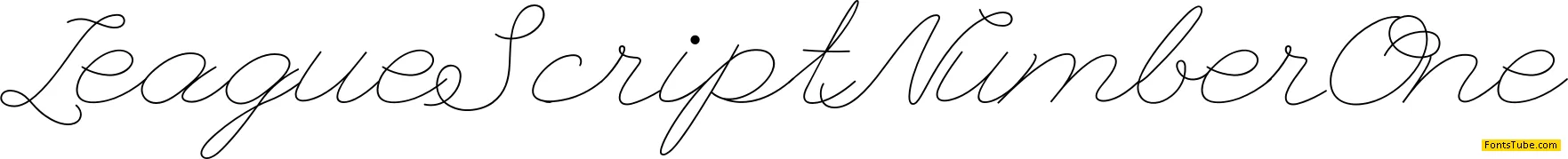 League Script Thin Font