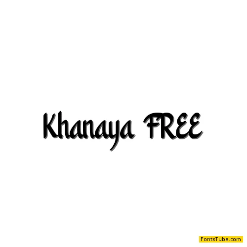 Khanaya FREE Font
