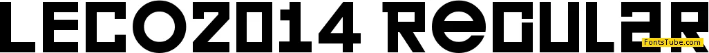 LECO 2014 Font Family
