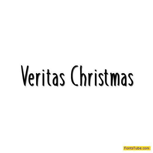 Veritas Christmas Font