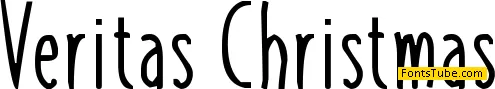 Veritas Christmas Font