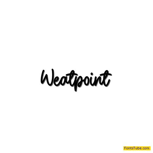 Weatpoint Font