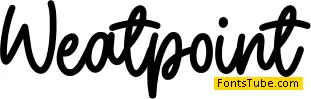 Weatpoint Font