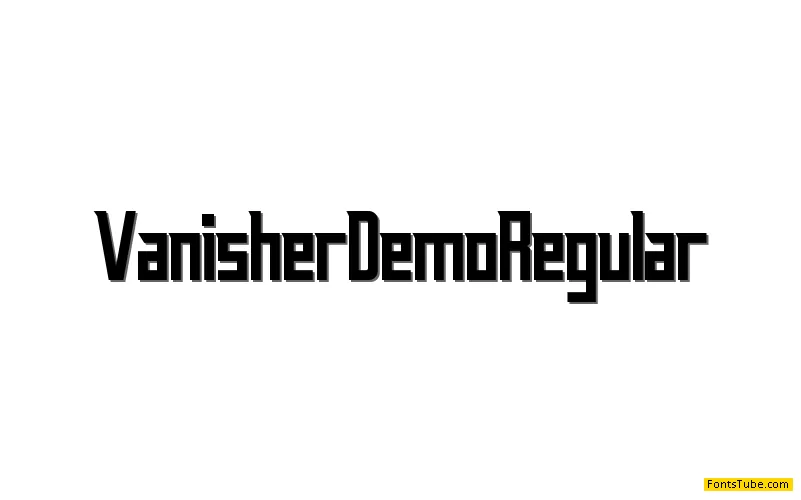 Vanisher Demo Font Family