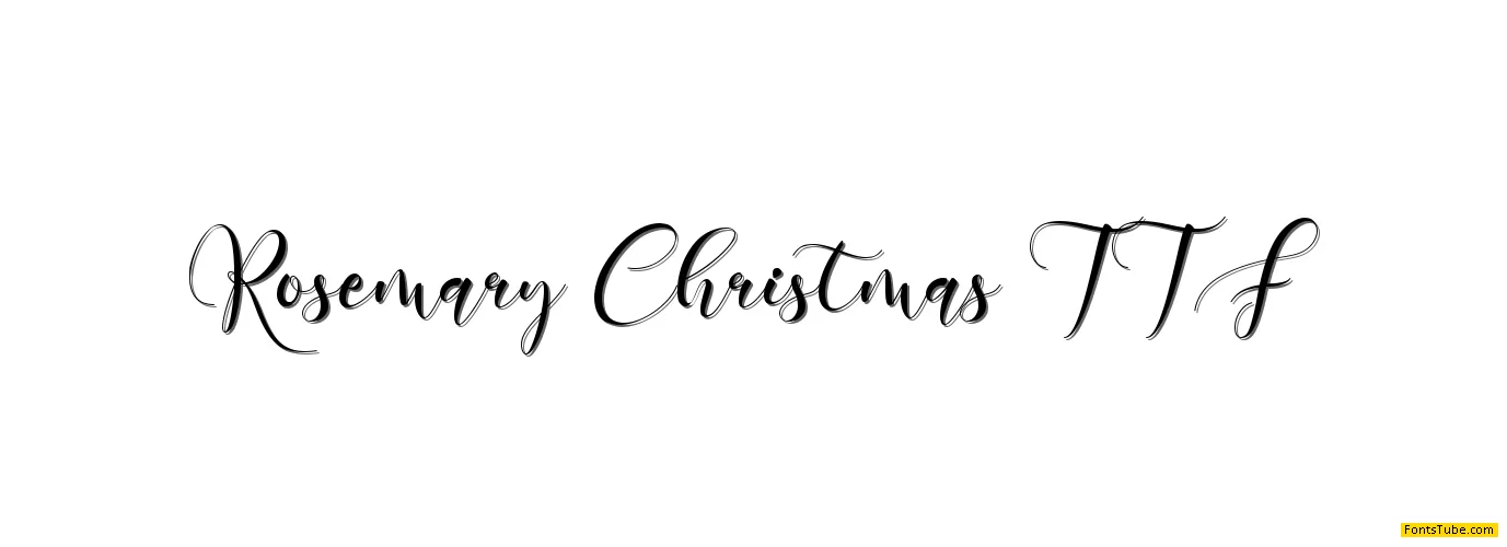 Rosemary Christmas Font Family