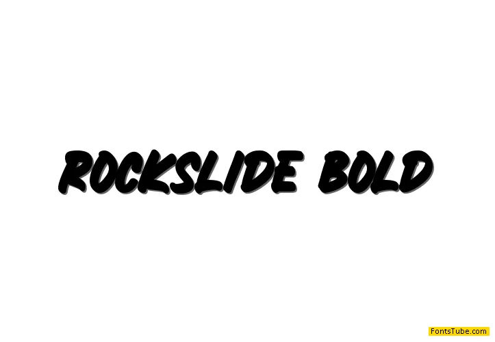 ROCKSLIDE Font