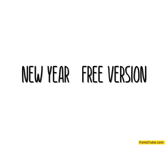 New Year - Free Version Font