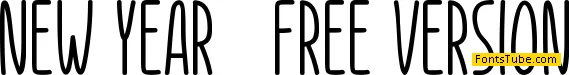 New Year - Free Version Font