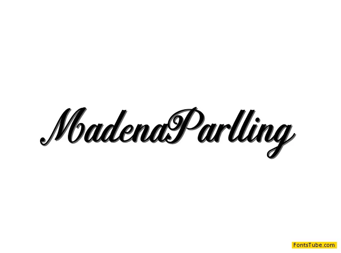 Madena Parlling Font