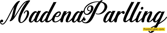 Madena Parlling Font