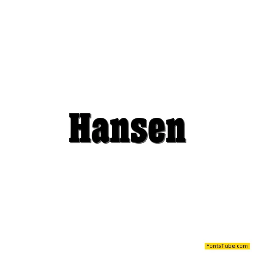 Hansen Font Family