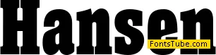 Hansen Font Family