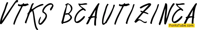 Vtks Beautizinea Font