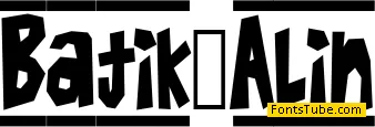 Batik Alin Font