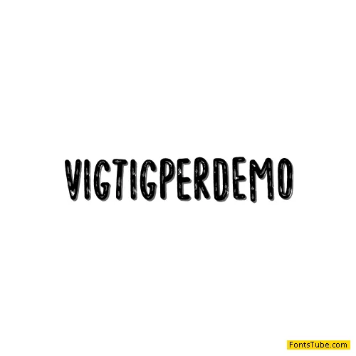 Vigtigper DEMO Font