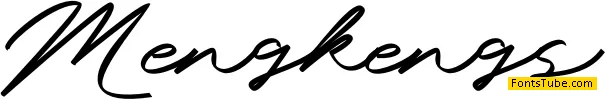 Mengkengs Font