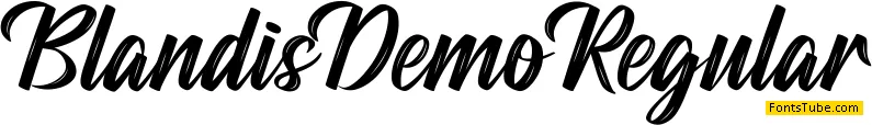 Blandis Demo Font