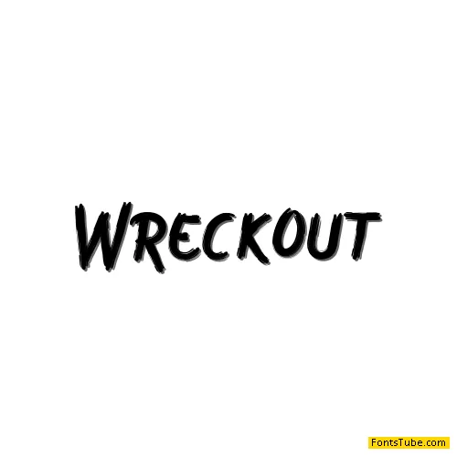 Wreckout Font