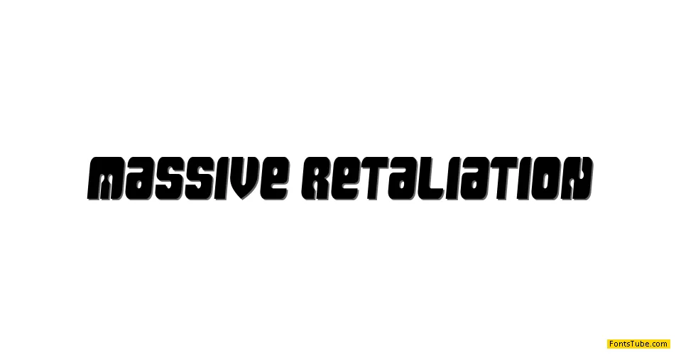 Massive Retaliation Font