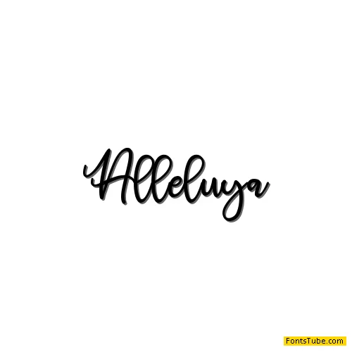 Alleluya Font