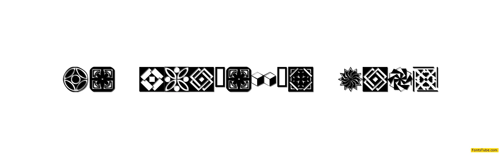KR Fleurish Deco Font