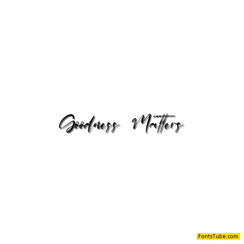 Goodness Matters
