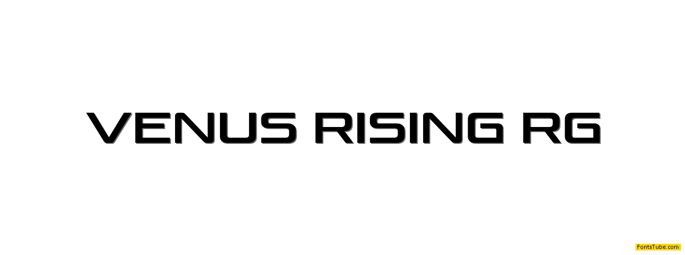 Venus Rising Font