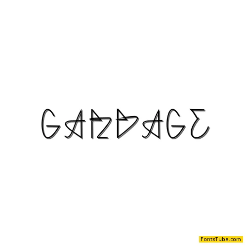 GARBAGE Font