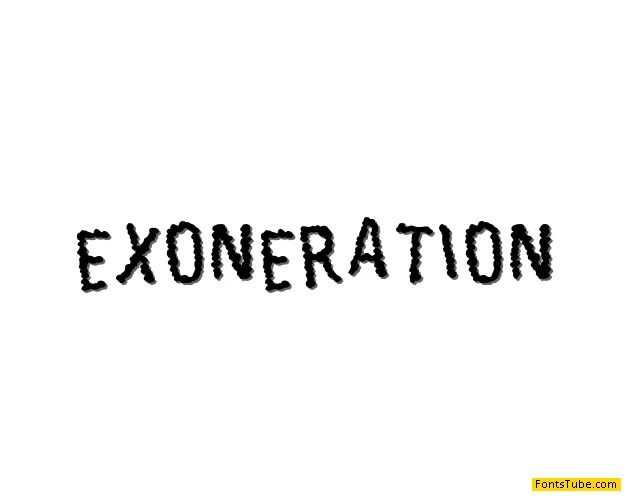 Exoneration Font