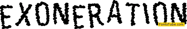 Exoneration Font
