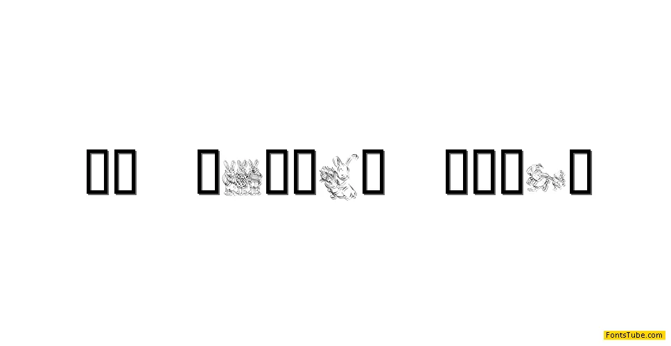 KR Easter Dings Font
