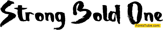 Strong Bold Font