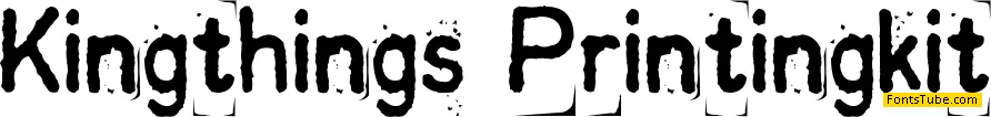 Kingthings Printingkit Font