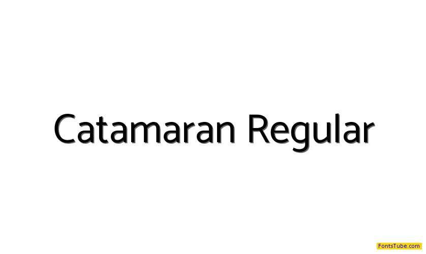 Catamaran Font Family