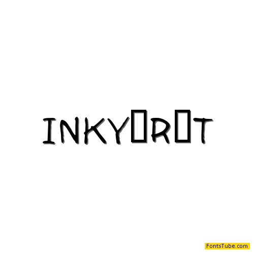 inky Doo TRIAL Font
