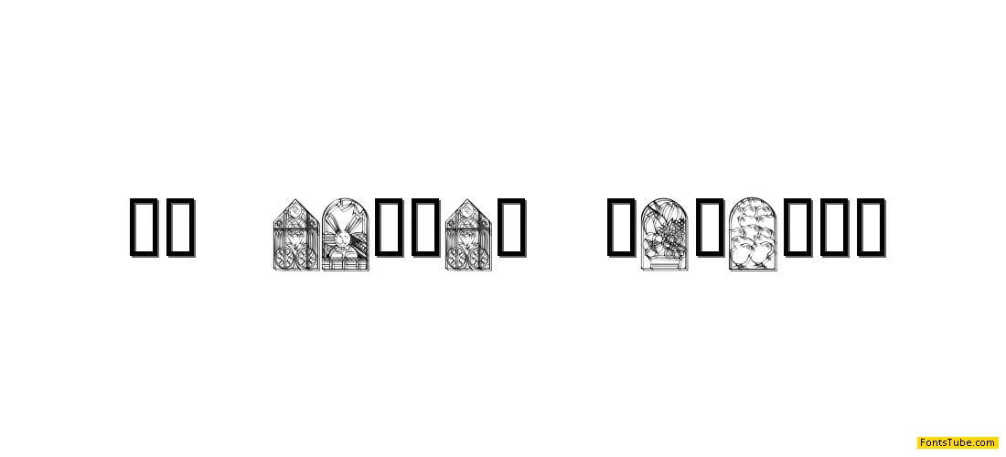 KR Easter Windows Font