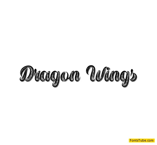 Dragon Wings Font