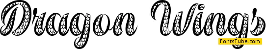 Dragon Wings Font