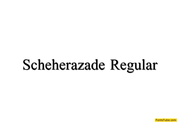 Scheherazade Font Family
