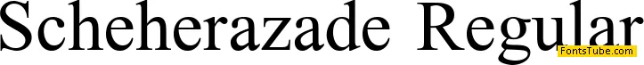 Scheherazade Font Family