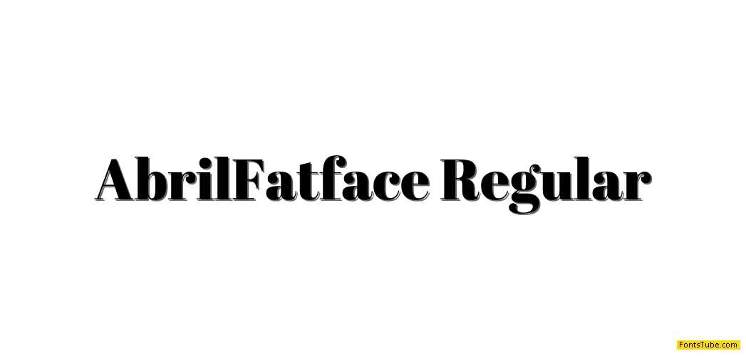 Abril Fatface Font
