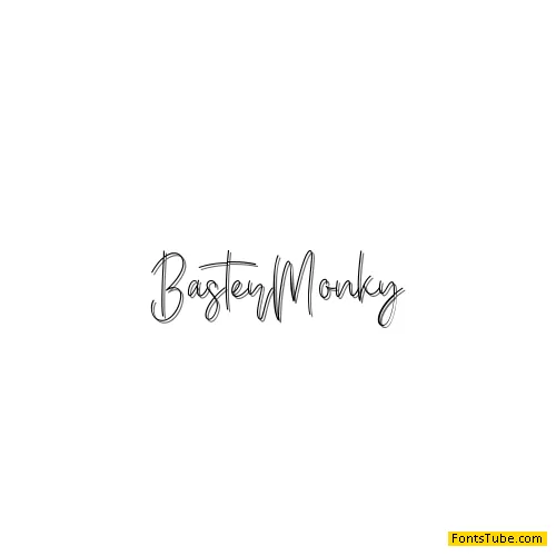 BasterMonky Font