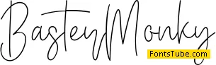 BasterMonky Font
