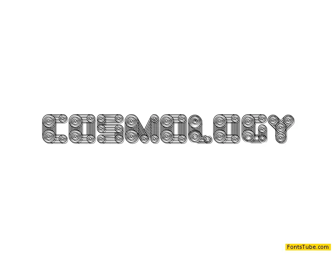 Cosmology Font