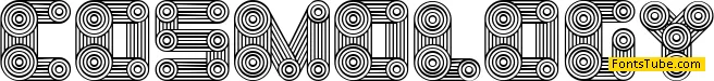Cosmology Font