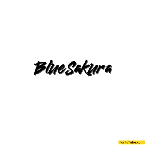 BlueSakura Font