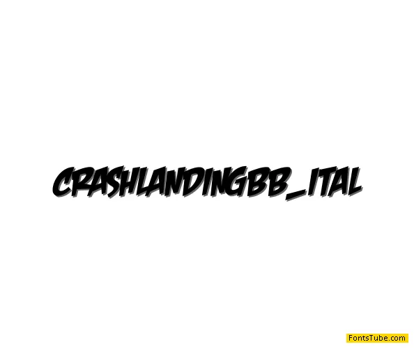 CrashLanding BB Font Family
